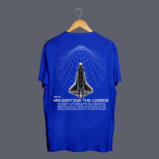 cosmos nasa aeronautics rocket science ISRO cosmos graphics t-shirt